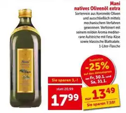 Interspar Mani natives Olivenöl extra Angebot