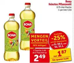 Interspar feinstes Pflanzenöl Angebot