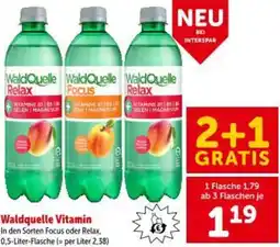 Interspar Waldquelle Vitamin Angebot
