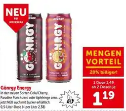 Interspar Gönrgy Energy Angebot