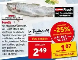 Interspar Forelle Angebot