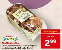 Interspar Bio-Shiitake-Pilze Angebot