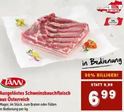 Interspar Ausgelöstes Schweinsbauchfleisch Angebot