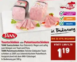 Interspar Toastschinken oder Putentoastschinken Angebot