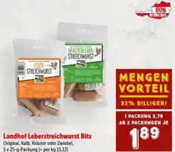 Interspar Landhof Leberstreichwurst Bits Angebot