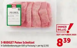 Interspar S-BUDGET Puten Schnitzel Angebot