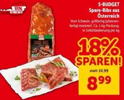 Interspar S-BUDGET Spare-Ribs Angebot