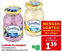 Interspar Landliebe Fruchtjoghurt Angebot
