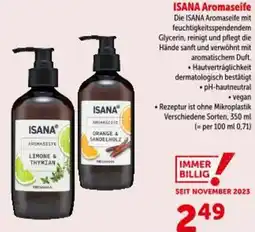 Interspar ISANA Aromaseife Angebot