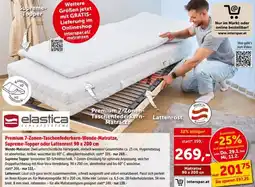Interspar Premium 7-Zonen- Taschenfederkern- Lattenrost Matratze Angebot