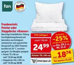 Interspar Frankenstolz Polster oder Steppdecke Kansa Angebot