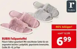 Interspar RUBIN Fellpantoffel Angebot