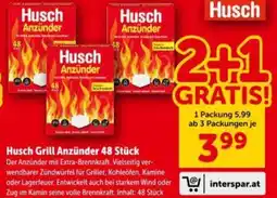 Interspar Husch Grill Anzünder Angebot