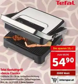 Interspar Tefal Kontaktgrill >>Inicio Classic Angebot
