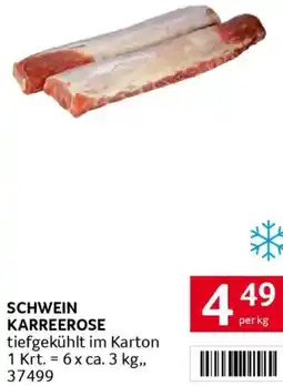 Transgourmet Schwein karreerose Angebot