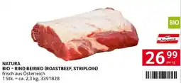 Transgourmet Natura bio-rind beiried (roastbeef, striploin) Angebot
