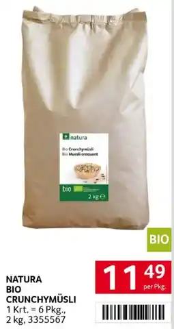 Transgourmet Natura bio crunchymüsli Angebot