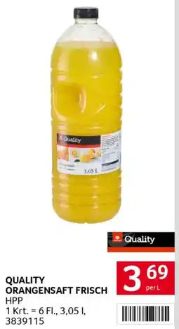 Transgourmet Quality orangensaft frisch Angebot