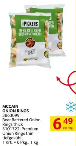 Transgourmet Mccain onion rings Angebot