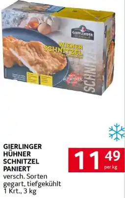 Transgourmet Gierlinger hühner schnitzel paniert Angebot