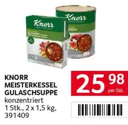Transgourmet Knorr meisterkessel gulaschsuppe Angebot