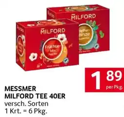 Transgourmet Messmer milford tee 40er Angebot