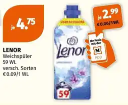 Müller Lenor weichspüler Angebot