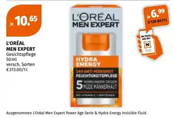 L'oréal men expert gesichtspflege