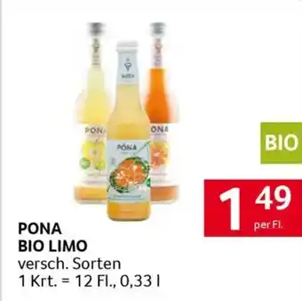 Transgourmet Pona bio limo Angebot
