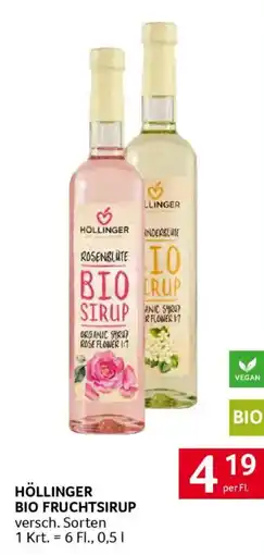 Transgourmet Höllinger bio fruchtsirup Angebot