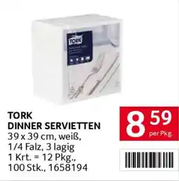 Transgourmet Tork dinner servietten Angebot