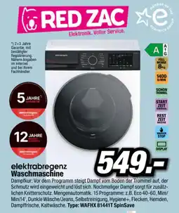Red Zac Elektrabregenz waschmaschine Angebot