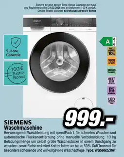 Red Zac Siemens waschmaschine Angebot