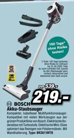 Red Zac Bosch akku-staubsauger Angebot