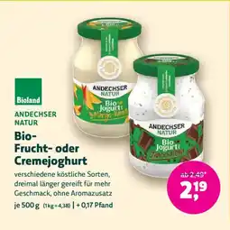 Denn's Biomarkt Bio- Frucht- oder Cremejoghurt Angebot