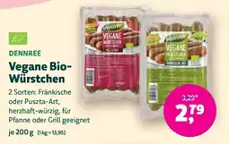 Denn's Biomarkt Vegane Bio- Würstchen Angebot