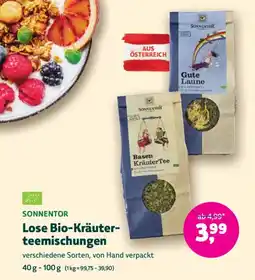 Denn's Biomarkt Lose Bio-Kräuter- teemischungen Angebot
