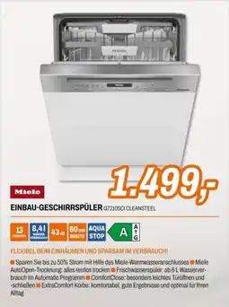 Expert Einbau-geschirrspüler g7210sci cleansteel Angebot