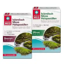 Hofer Isländisch Moos Halspastillen Minze-Geschmack oder Beeren-Geschmack HOFER Angebot
