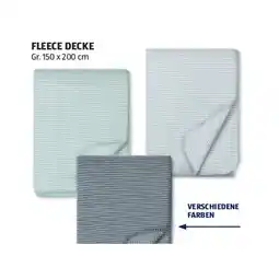 Hofer Fleece Decke Gr. 150 x 200 cm HOFER Angebot