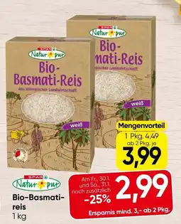 Spar Bio-Basmati- reis Angebot