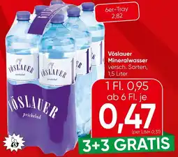 Spar Vöslauer Mineralwasser Angebot