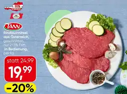 Spar Rindsschnitzel aus Österreich Angebot