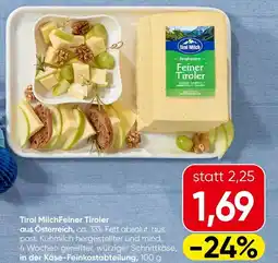 Spar Tirol MilchFeiner Tiroler aus Österreich Angebot