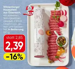 Spar Wiesenberger Haussalami aus Österreich Angebot