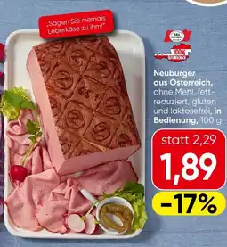 Spar Neuburger aus Österreich Angebot