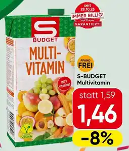 Spar S-BUDGET Multivitamin Angebot