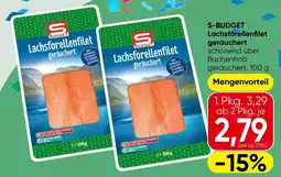 Spar S-BUDGET Lachsforellenfilet geräuchert Angebot