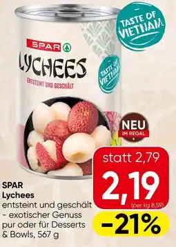 Spar SPAR Lychees Angebot