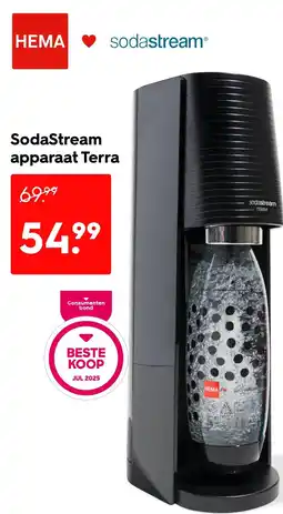 HEMA SodaStream apparaat Terra Angebot